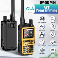 2PCS BAOFENG UV-5R Mini Walkie Talkie Full Band Bluetooth Programming Wireless Copy Frequency 2 PTT 