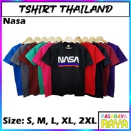 BAJU TSHIRT THAILAND LENGAN PENDEK NASA TSHIRT SHORT SLEEVES 100% COTTON FROM THAILAND BANGKOK