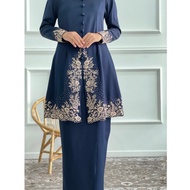 NAWLAA - KEBAYA SULAM NAVY BLUE