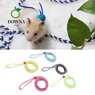DOWNA Pet Cage Leash, Nylon 1.4m Pet Hamster Leash,  Adjustable Rabbit Collar Leash Rat Mouse Hamste