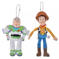 日本 Disney Store 直送 (現貨正版) - D061 – Pixar Better Together 系列匙扣/吊飾/扣針公仔_反斗奇兵Toy Story 胡迪&巴斯光年 Woody & 