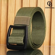 [CB] Men's Canvas Military Belt Metal Head Buckle Bd-50-3/BD-50-4