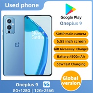 SmartPhone OnePlus 9  5G 6.55 inch 50MP CAMERA Qualcomm Snapdragon 888 8G+128G 12G+256G used Phone