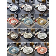 Hotel Tableware Set Bowls Plates Private Club Chinese Style Tableware Restaurant Company Reception S