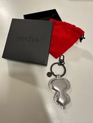 Qeelin Wulu Leather Key Chain