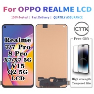 LCD OPPO Realme 7/ Realme 7 Pro/Realme 8 Pro/X7/X7 5G/V15/Q2 5G ompatible For ORIGINAL LCD Skrin Tou