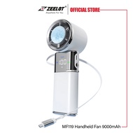 ZEELOT MF119 Portable Fan 9000mAh Mini Fan Rechargeable | Fast Cooling | Power Bank | Foldable | Str