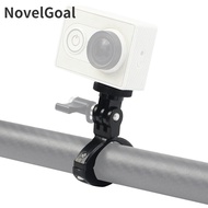 NovelGoal Bicycle Handlebar Mount Bike Motorcycle Aluminum Holder for GoPro 4K Eken Sjcam Action Camera Accessories