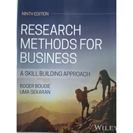 Research Methods For Business, 9e Book + ebook