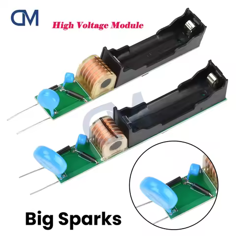 3.7V Ignition Coil Booster 20KV High Voltage Step Up Transformer arc Pulse Hipot Generator Inverter 