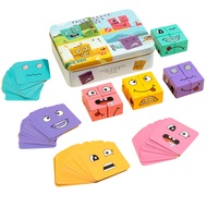 88pcs Face Change Rubik Cube Emoji Change Kid Expression Match Game