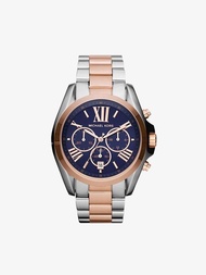 นาฬิกาข้อมือผู้หญิง Michael Kors Mid-Size Bradshaw Chronograph Navy Dial Multi-color  MK5606