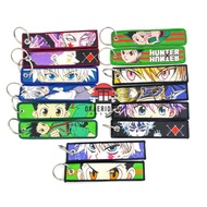 OKAERIDESU Keychain Anime Embroidery Woven Hunter X Hunter - Gon Killua Hisoka Kurapika