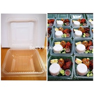 Big Lunchbox with Lid 50pcs | Bekas Nasi Besar 50pcs | Bekas Nasi Ayam Berempah | Food Platter Box |