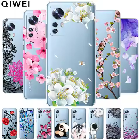 For Xiaomi 12T Pro Case Transparent Soft TPU Silicone Cover for Xiaomi 12T 5G 2022 Phone Cases Clear