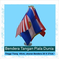 World Cup Flag Hand Flag World Cup Decoration Flag Brazil Argentina Spain Belgium Korsel