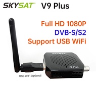 New SKYSAT V9 Plus HD Digital Satellite Receiver DVB-S/S2 Support CS USB WiFi Optional 3G Dongle PVR H.264 V9+ V9Plus TV Receivers