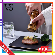 Gilingan Lada Merica Bumbu/Salt Pepper Mill Manual Grinder Kayu / Wood Salt Pepper Grinder Mill