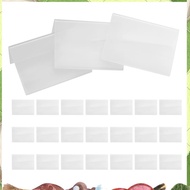 30Pcs Sign Display Holder Price Name Card Tag Mini Sign Label Counter Top Stand Case 6cm x 4Cm