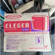 TECHPLAS Elegen Flush Low Level Plastic Flush Cistern Toilet Cistern Tandas Kotak Jamban Kotak 9L