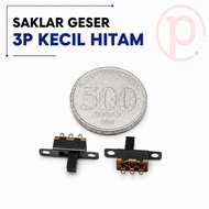 3 Pin Small Black Slide Switch 3P Mini Black Slide Switch