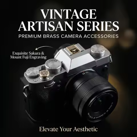 Metal Camera Hot Shoe Cover Suitable for Fujifilm XT2 XT3 XT10 XT20 XT50 X100V X100VI XT30II XT30III