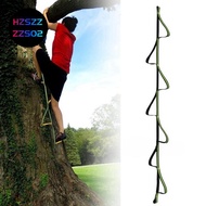 Rock Climbing 7 Rings Four-Step Etrier Rope Ladder Rise Ascending Sling Mountain Deck Foot Pedal