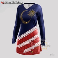 Baju Merdeka Muslimah MALAYSIA MUSLIMAH Jersi Merdeka Baju Merdeka Malaysia Tshirt Women Muslimah Je