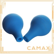 CMAX 5Pcs Dropper Rubber Caps, Pear Shaped Blue Pipette Rubber Bulb Head, Soft Lab Supplies 3/5/10/15/20ml Pipettes U8BB