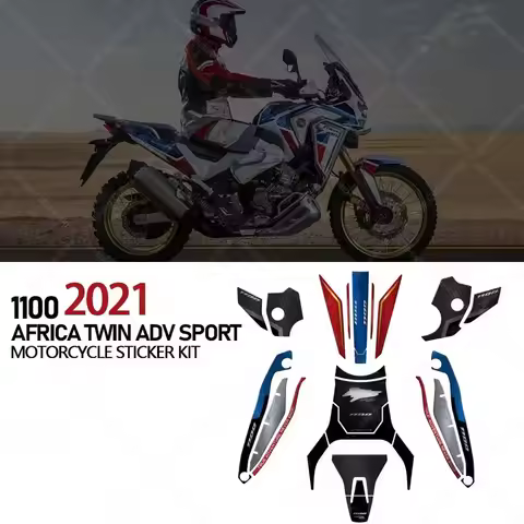 For 1100 AFRICA TWIN ADV SPORT 2021 Motorcycle Accessories Motorcycle Sticker Kit Protector 3D Epoxy