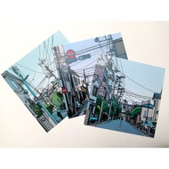 Neighbourhood Street Digital Painting | Postcards