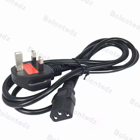 PC Power Extension Cord UK Plug IEC C5 C13 Power Supply Cable For Printer Radio Computer Sony PS4 Xb