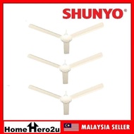Shunyo SH-60CF 60 inch Ceiling Fan White Kipas Siling Murah - Homehero2u