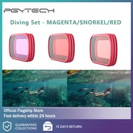 PGYTECH【MAGENTA/ดำน้ำ/RED】สำหรับDJI OSMO POCKET2 /OSMOกระเป๋าดำน้ำดำน้ำแบบใช้ท่อหายใจกรองอุปกรณ์ดำน้