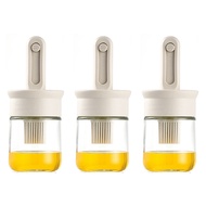 danglan-Adjustable Oil Brush Sauce Dispenser Kitchen Cooking and Grilling Brush Kitchen Tools
