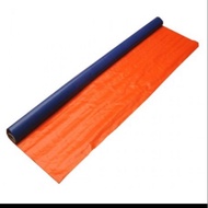 8 feet Height PE Tarpaulin Canvas Blue Orange | Kanvas Blue Orange