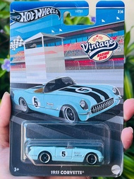 Hobby Store xe mô hình Hot Wheels Basic 1955 Corvette - Vintage Racing Club (Full Card )