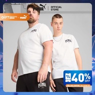PUMA BASICS - เสื้อยืดผู้ชาย PUMA SQUAD สีขาว - 68179202