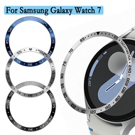 Metal Bezel Rings For Samsung Galaxy Watch 7 40/44mm Stainless Steel Bezel Protection Watch Case Rin