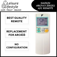 [Singapore Warranty] Daikin Aircon Remote Control ARC433 Daikin Remote