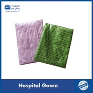 Comfortable Cotton Patient Gown - Washable Hospital Gown for Men and Women - Unisex Design Scrub Med