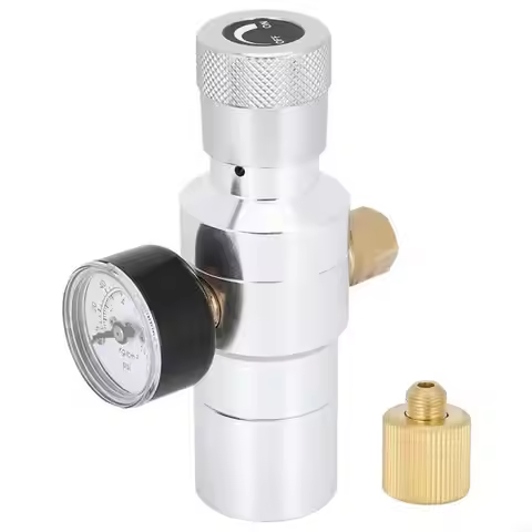 N3UA Small CO2 Regulator 0-150PSI Safe Brewing Accessory Kitchen Appliance Part Perfect for Home Bre