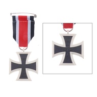 HCharm เยอรมนี1914 Iron Cross 2nd Class พร้อมริบบิ้น World War I เหรียญทหาร