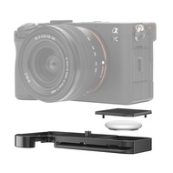 JJC Upgrade Hand Grip Bracket for Sony Alpha A7CII A7CR Camera, A7CII A7CR Handgrip Quick Release Pl
