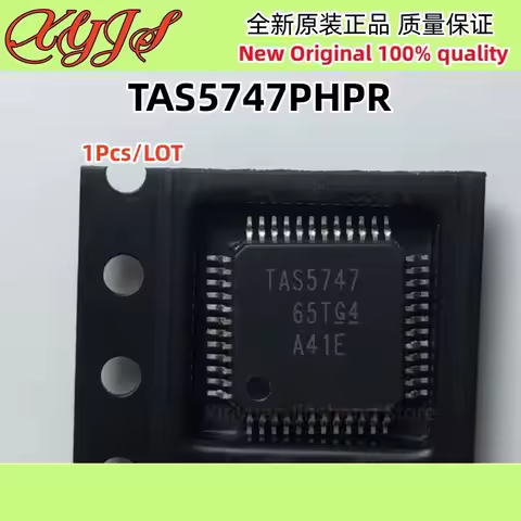 1Pcs/LOT TAS5747PHPR TAS5747 TAS5747PHP QFP-48 Audio processing chip Original New 100% quality