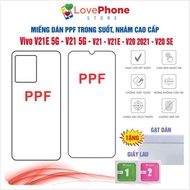PPF sticker Vivo V21S - V21E 5G - V21 5G - V21E - V20- V20SE self-healing anti-fingerprint screen pr