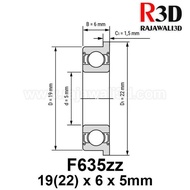 Up Ball Bearing F635Zz 635Zz Miniature 5X22X6Mm