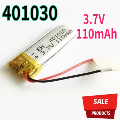 10 PCS 401030 3.7V 110mAh Lithium Polymer Lipo Rechargeable Battery For MP3 MP4 GPS Bluetooth Headse