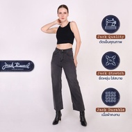 กางเกงยีนส์ผู้หญิง Klassik JF-125/BK Wide Leg Blue Mid Waisted Jack Russel