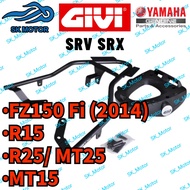 GIVI Yamaha R15M / FZ150 Fi FZ New (2014) / R15 / R25 / MT-25 MT-15 SRV Special Advance Rack Top Box